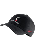 Nike Black Cincinnati Bearcats Cross Country Wordmark Adjustable Hat