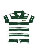 Wright State Raiders Baby Green Rugby Polo One Piece
