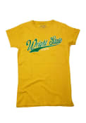 Wright State Raiders Womens Gold Large Logo T-Shirt