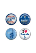 Kansas City Royals 4 Pack Button