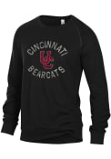 Alternative Apparel Mens Black Cincinnati Bearcats Eco Terry Fashion Sweatshirt