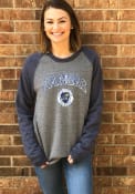 Kansas Jayhawks Alternative Apparel Color Block Champ Fashion Sweatshirt - Grey