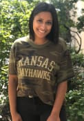 Kansas Jayhawks Alternative Apparel Eco Crew Fashion T Shirt - Green