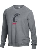 Alternative Apparel Mens Grey Cincinnati Bearcats Champ Fashion Sweatshirt