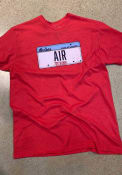 Chicago Bulls BreakingT Air Plate Fashion T Shirt - Red