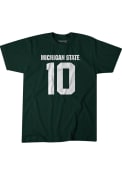 Payton Thorne Michigan State Spartans BreakingT Football T-Shirt - Green