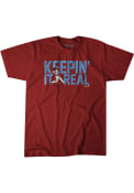 JT Realmuto Philadelphia Phillies Youth Keepin It Real T-Shirt - Maroon