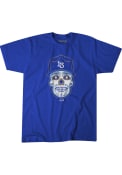 Salvador Perez Kansas City Royals BreakingT Sugar Skull T-Shirt - Blue