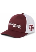 Texas A&M Aggies Columbia CLG PFG Mesh Flex Hat - Maroon