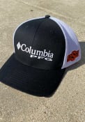 Columbia Oklahoma State Cowboys Black 2T PFG Mesh Flex Hat