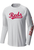 Cincinnati Reds Columbia TERMINAL TACKLE T-Shirt - Red