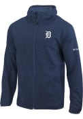 Detroit Tigers Columbia Its Time Full Zip Medium Weight Jacket - Navy Blue