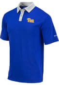 Pitt Panthers Columbia Omni-Wick Range Polo Shirt - Blue