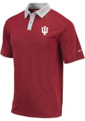 Indiana Hoosiers Columbia Omni-Wick Range Polo Shirt - Red