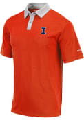 Illinois Fighting Illini Columbia Omni-Wick Range Polo Shirt - Orange