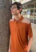 Columbia Texas Longhorns Burnt Orange Utility Short Sleeve Polo Shirt