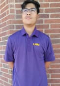 LSU Tigers Columbia Sunday Polo Shirt - Purple