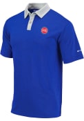 Detroit Pistons Columbia Omni-Wick Range Polo Shirt - Blue