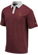 Cleveland Cavaliers Columbia Omni-Wick Range Polo Shirt - Red