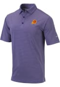 Phoenix Suns Columbia Omni-Wick Heathered Sunday Polo Shirt - Purple