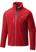 Portland Trail Blazers Columbia Fast Trek II Full Zip Medium Weight Jacket - Red