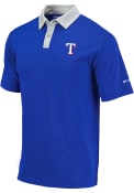 Texas Rangers Columbia Omni-Wick Range Polo Shirt - Blue