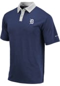 Detroit Tigers Columbia Omni-Wick Range Polo Shirt - Navy Blue