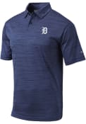 Detroit Tigers Columbia Omni-Wick Set Polo Shirt - Navy Blue