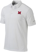 Miami RedHawks Columbia Drive Polo Shirt - White