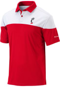 Columbia Mens Red Cincinnati Bearcats Best Ball Omni Wick Polo Shirt