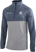 New York Yankees Columbia Omni-Wick Rockin It 1/4 Zip Pullover - Navy Blue