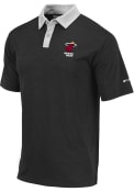 Miami Heat Columbia Range Polo Shirt - Black