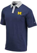 Michigan Wolverines Columbia Range Polo Shirt - Navy Blue
