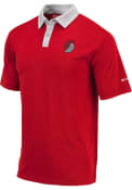 Portland Trail Blazers Columbia Range Polo Shirt - Red