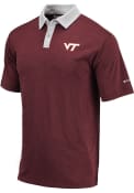 Virginia Tech Hokies Columbia Range Polo Shirt - Maroon