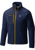 Utah Jazz Columbia Fast Trek II Full Zip Jacket - Navy Blue