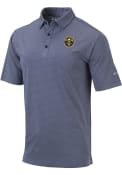 Denver Nuggets Columbia Sunday Polo Shirt - Navy Blue