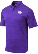 K-State Wildcats Columbia Set Polo Shirt - Purple