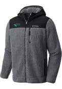 North Texas Mean Green Columbia Moutainside Heavyweight Jacket - Charcoal