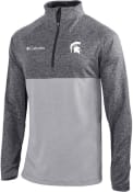 Michigan State Spartans Columbia Omni-Wick Rockin It 1/4 Zip Pullover - Grey
