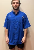 Kansas City Royals Columbia Tamiami Dress Shirt - Blue
