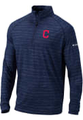 Columbia Cleveland Indians Navy Blue Approach 1/4 Zip Pullover
