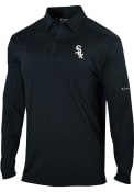Chicago White Sox Columbia Omni-Wick Pin High Polo Shirt - Black
