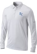 Kansas City Royals Columbia Omni-Wick Pin High Polo Shirt - White