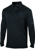 Miami Marlins Columbia Omni-Wick Pin High Polo Shirt - Black