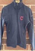 Cleveland Indians Womens Columbia Give and Go Light Weight Jacket - Navy Blue