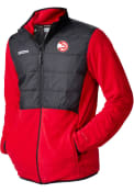 Atlanta Hawks Columbia Basin Butte Fleece Medium Weight Jacket - Red