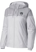 Brooklyn Nets Womens Columbia Flash Forward Lined Light Weight Jacket - White