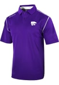 K-State Wildcats Columbia Omni-Wick Shotgun Polo Shirt - Purple