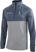 Dallas Mavericks Columbia Omni-Wick Rockin It 1/4 Zip Pullover - Navy Blue